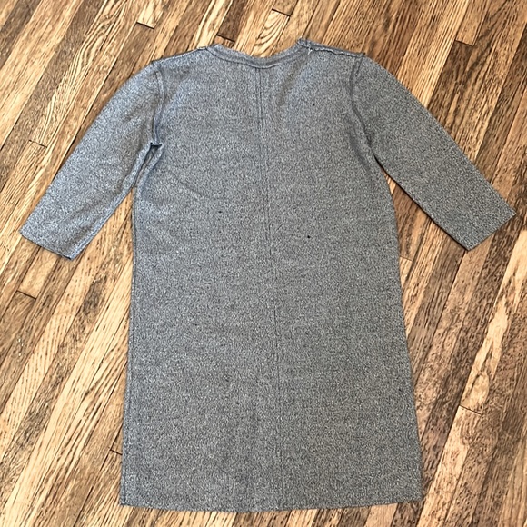 ZARA Raw Edged Knit Dress with 3/4 Sleeve in SZ S. - Picture 3 of 3